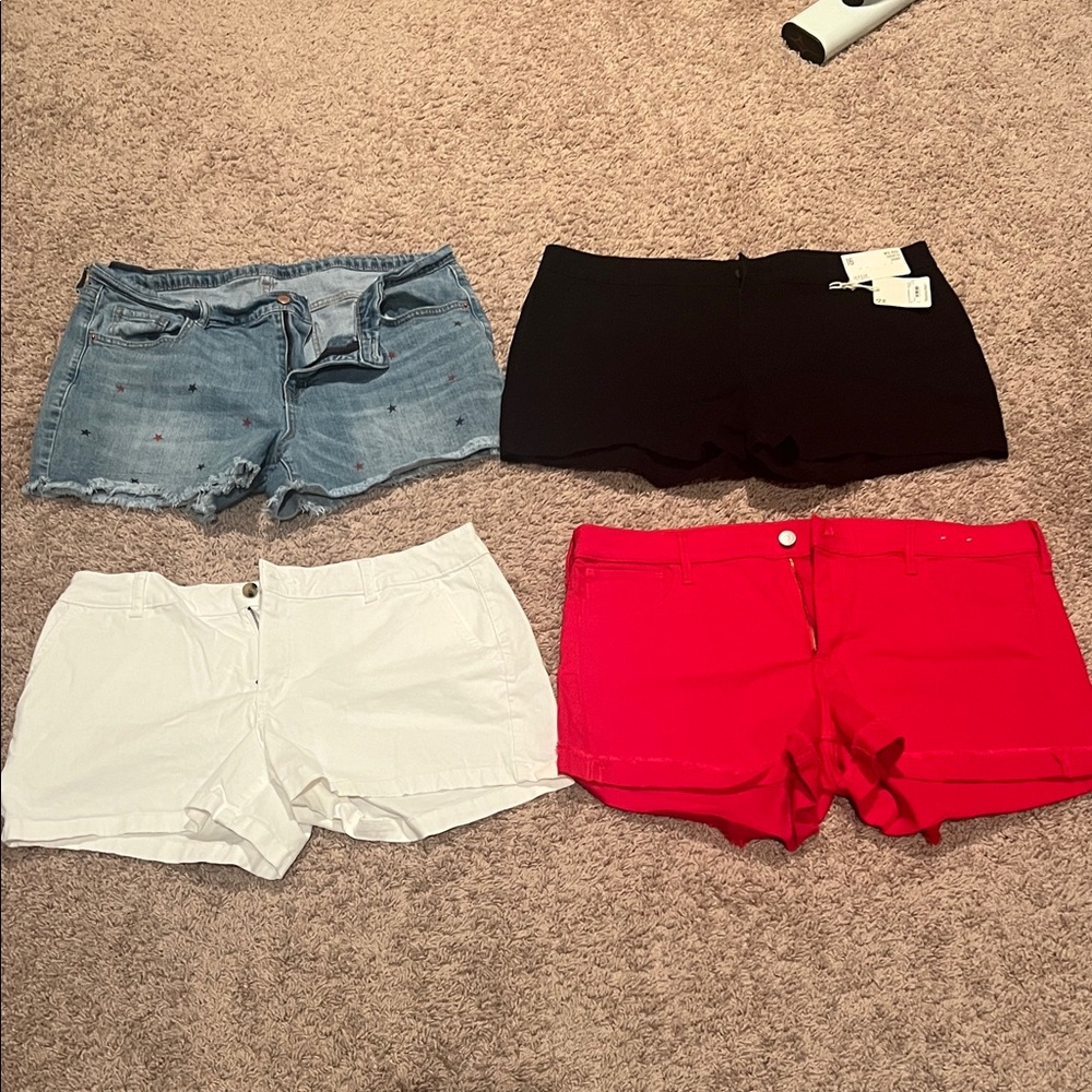 Stylish Women's shorts set - 4 pairs for 1 low price